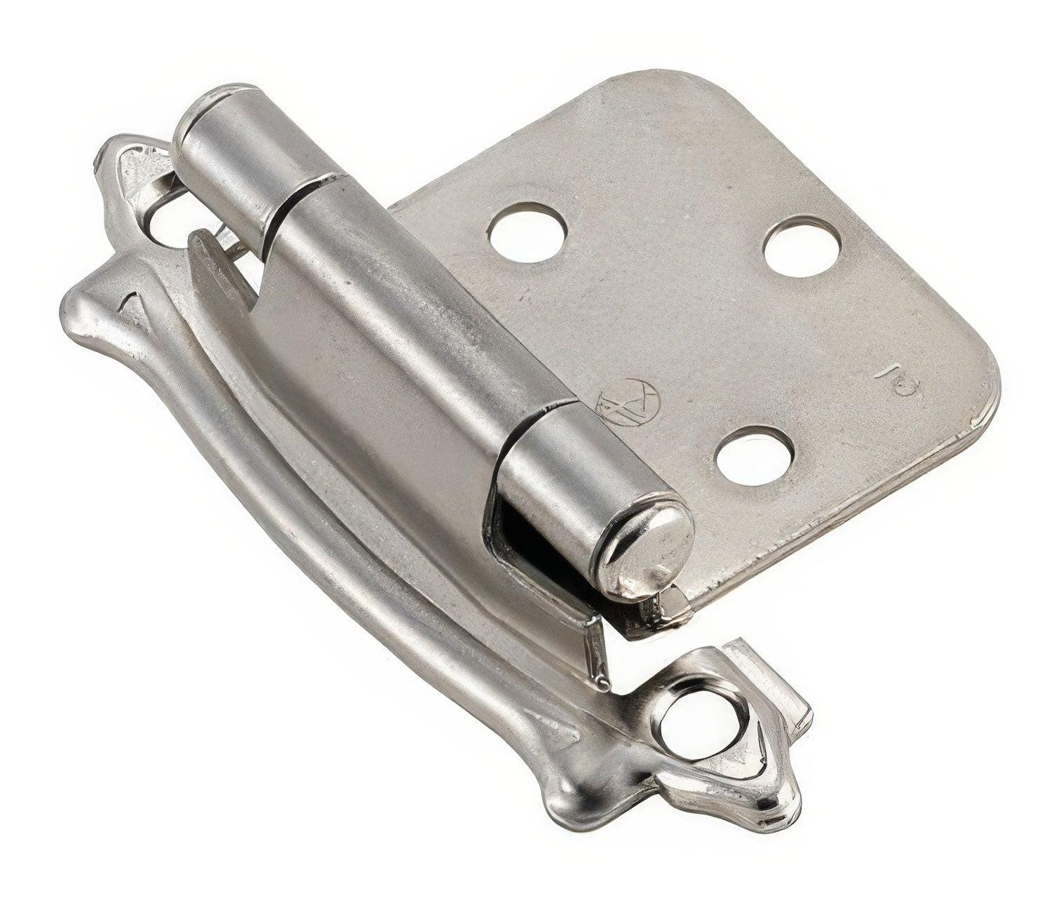 Amerock BPR7329 Functional Hardware Steel 2 Pack iable Overlay Self Closing Face Mount Hinge