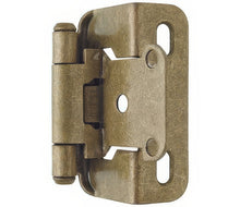 Amerock BPR7550 Functional Hardware 1/2" Steel 2 Pack Overlay Self Closing Partial Wrap Hinge
