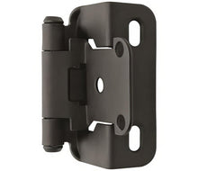 Amerock BPR7550 Functional Hardware 1/2" Steel 2 Pack Overlay Self Closing Partial Wrap Hinge