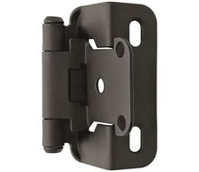 Amerock BPR7550 Functional Hardware 1/2" Steel 2 Pack Overlay Self Closing Partial Wrap Hinge