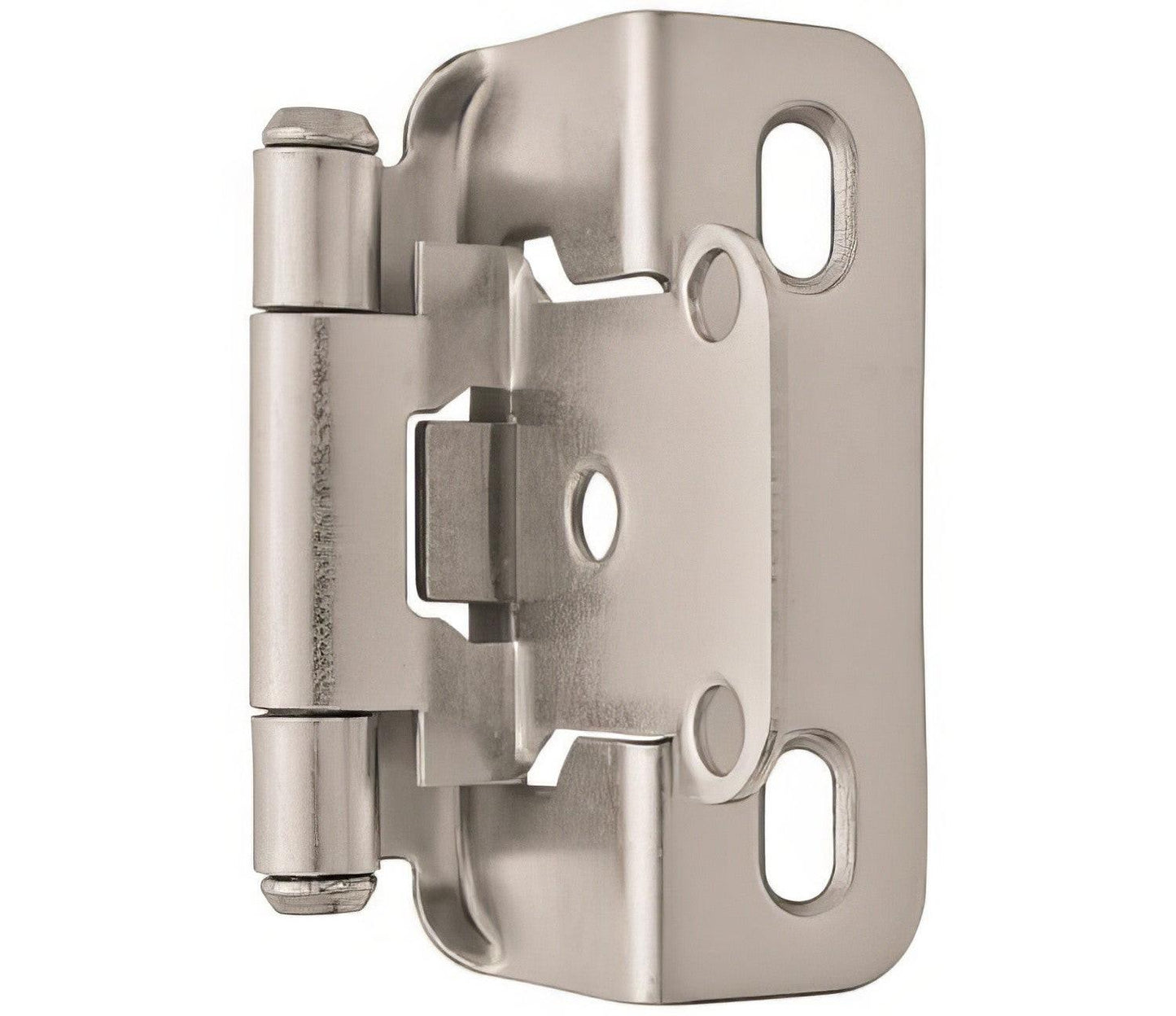 Amerock BPR7550 Functional Hardware 1/2" Steel 2 Pack Overlay Self Closing Partial Wrap Hinge