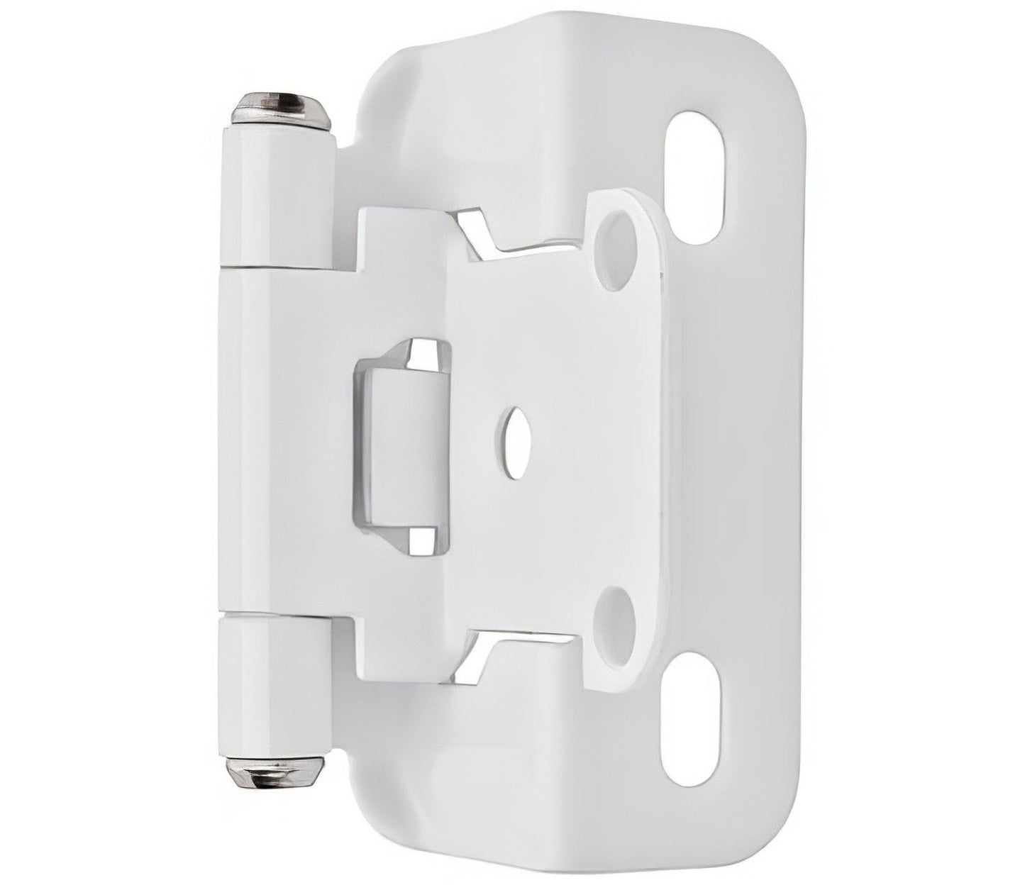 Amerock BPR7550 Functional Hardware 1/2" Steel 2 Pack Overlay Self Closing Partial Wrap Hinge