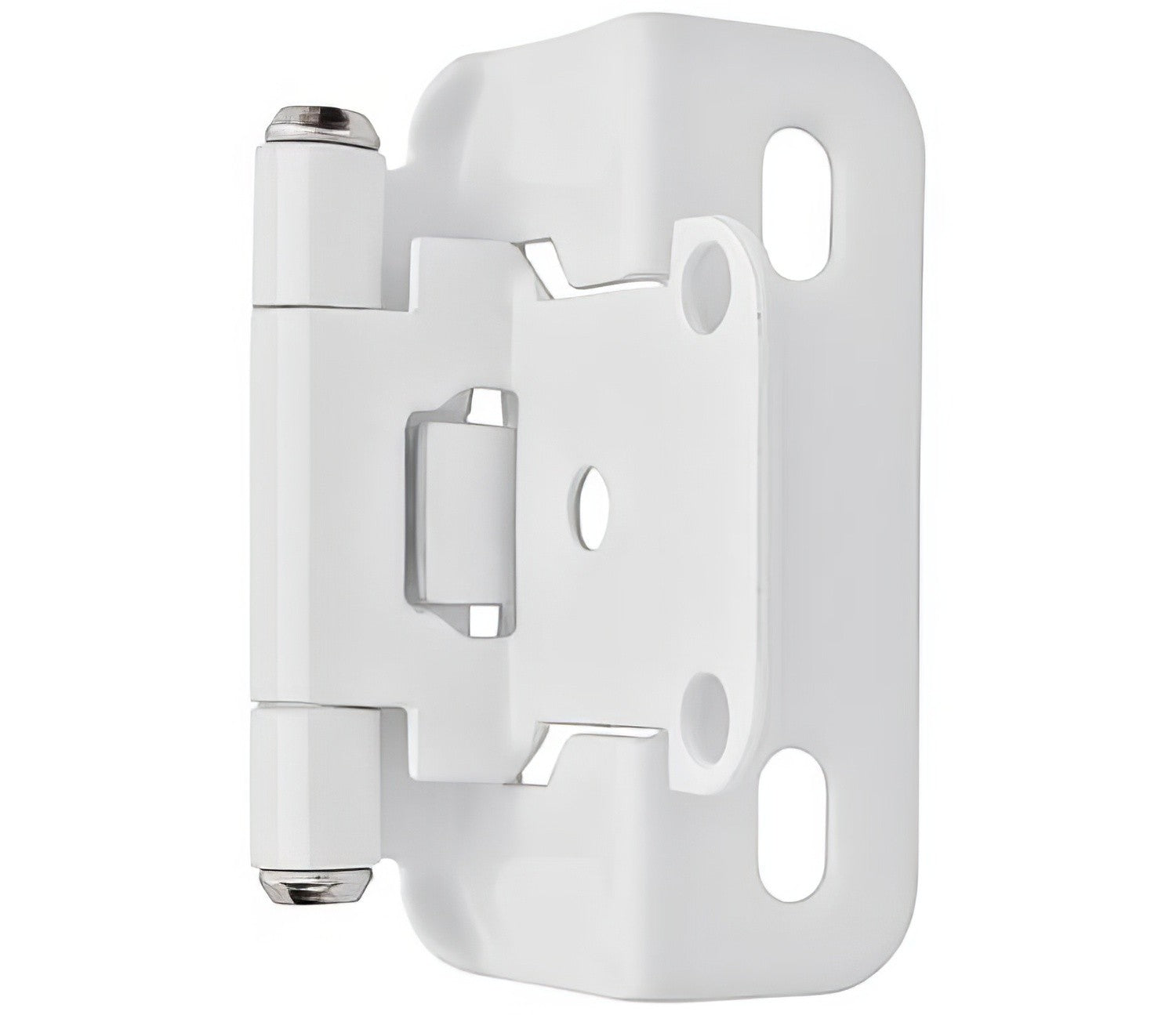 Amerock BPR7550 Functional Hardware 1/2" Steel 2 Pack Overlay Self Closing Partial Wrap Hinge