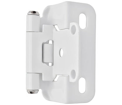 Amerock BPR7550 Functional Hardware 1/2" Steel 2 Pack Overlay Self Closing Partial Wrap Hinge