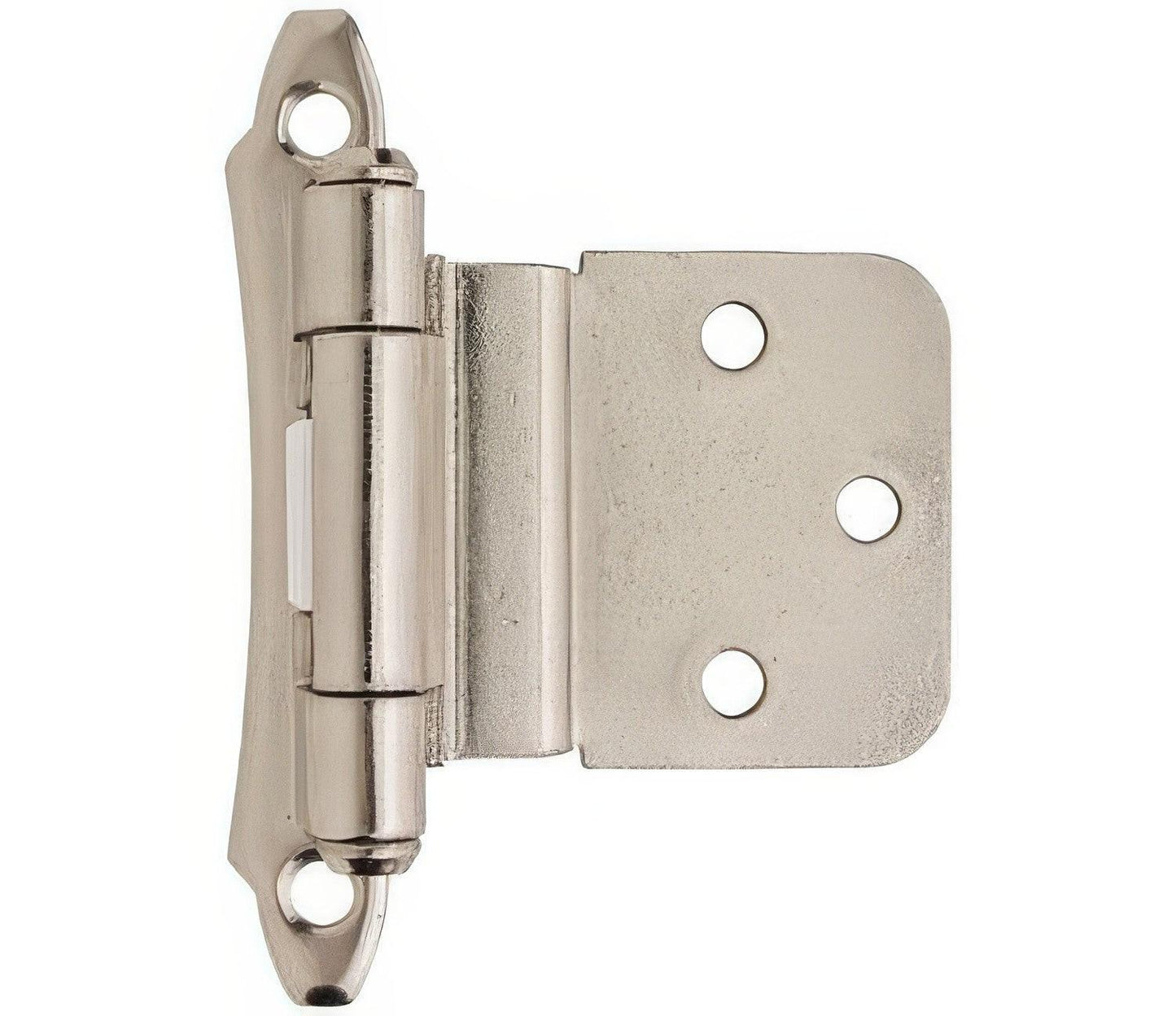 Amerock BPR7928 Functional Hardware 3/8" Steel 2 Pack Inset Self Closing Face Mount Hinge