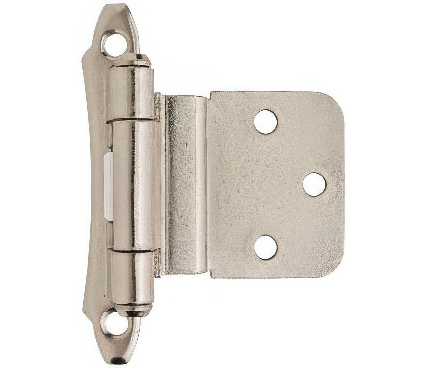 Amerock BPR7928 Functional Hardware 3/8" Steel 2 Pack Inset Self Closing Face Mount Hinge.