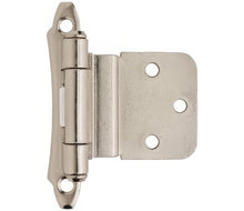 Amerock BPR7928 Functional Hardware 3/8" Steel 2 Pack Inset Self Closing Face Mount Hinge.