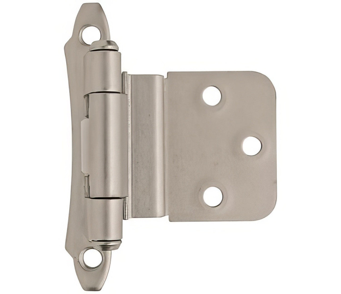 Amerock BPR7928 Functional Hardware 3/8" Steel 2 Pack Inset Self Closing Face Mount Hinge.