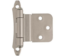 Amerock BPR7928 Functional Hardware 3/8" Steel 2 Pack Inset Self Closing Face Mount Hinge.