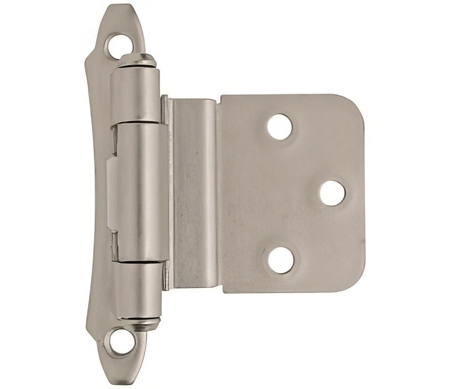 Amerock BPR7928 Functional Hardware 3/8" Steel 2 Pack Inset Self Closing Face Mount Hinge