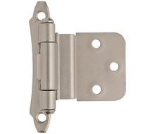 Amerock BPR7928 Functional Hardware 3/8" Steel 2 Pack Inset Self Closing Face Mount Hinge