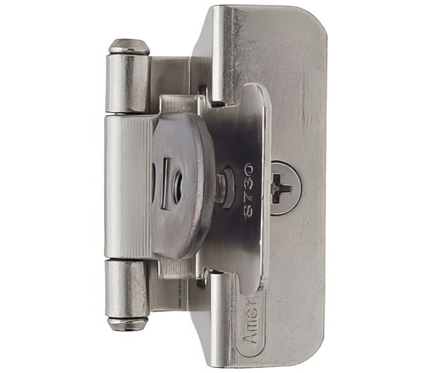 Amerock BPR8701 Functional Hardware 1/4" Steel 2 Pack Overlay Double Demountable Hinge.