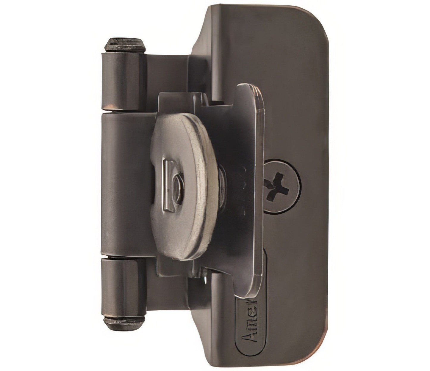 Amerock BPR8701 Functional Hardware 1/4" Steel 2 Pack Overlay Double Demountable Hinge.