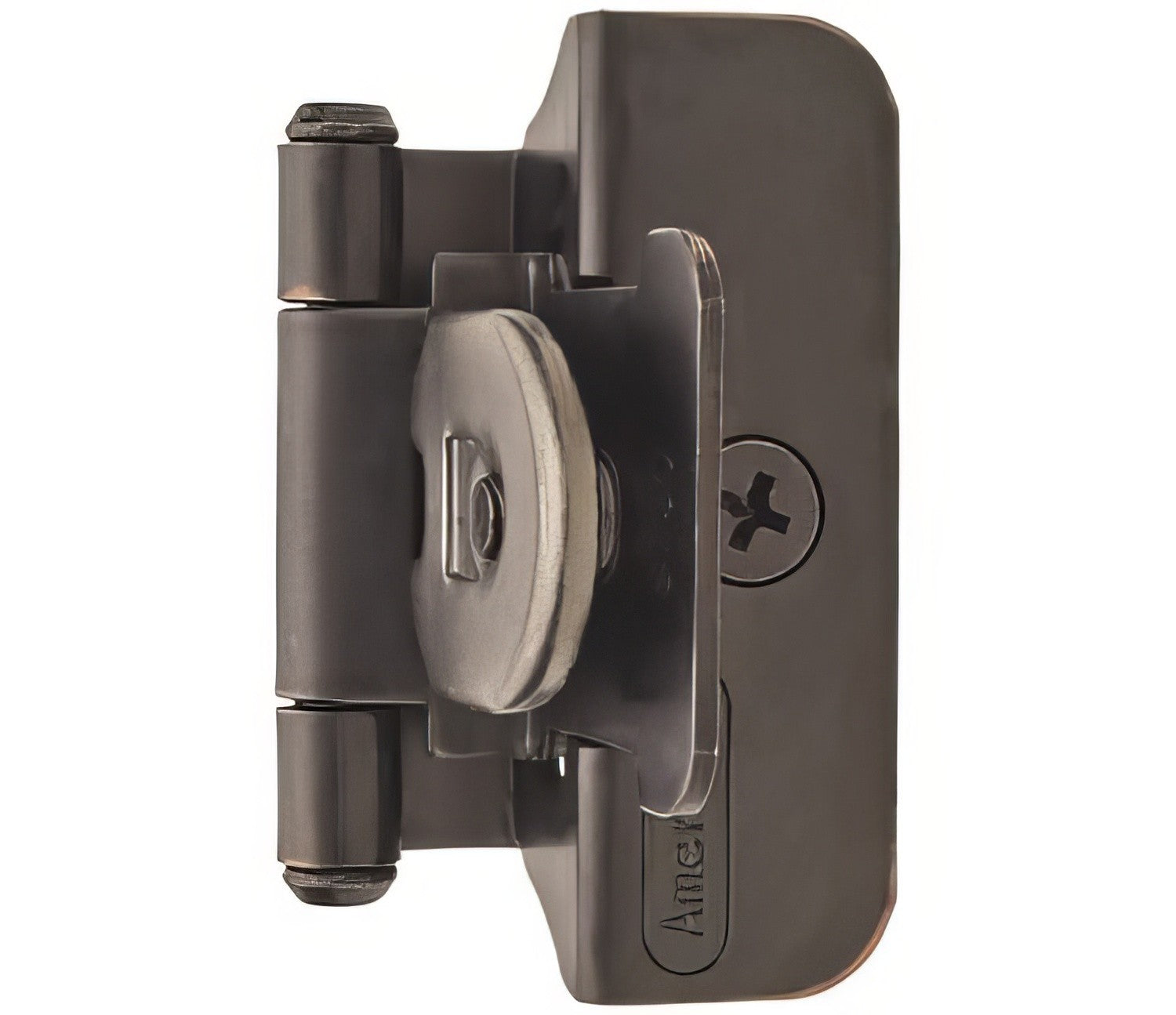 Amerock BPR8701 Functional Hardware 1/4" Steel 2 Pack Overlay Double Demountable Hinge.