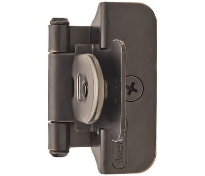 Amerock BPR8701 Functional Hardware 1/4" Steel 2 Pack Overlay Double Demountable Hinge.