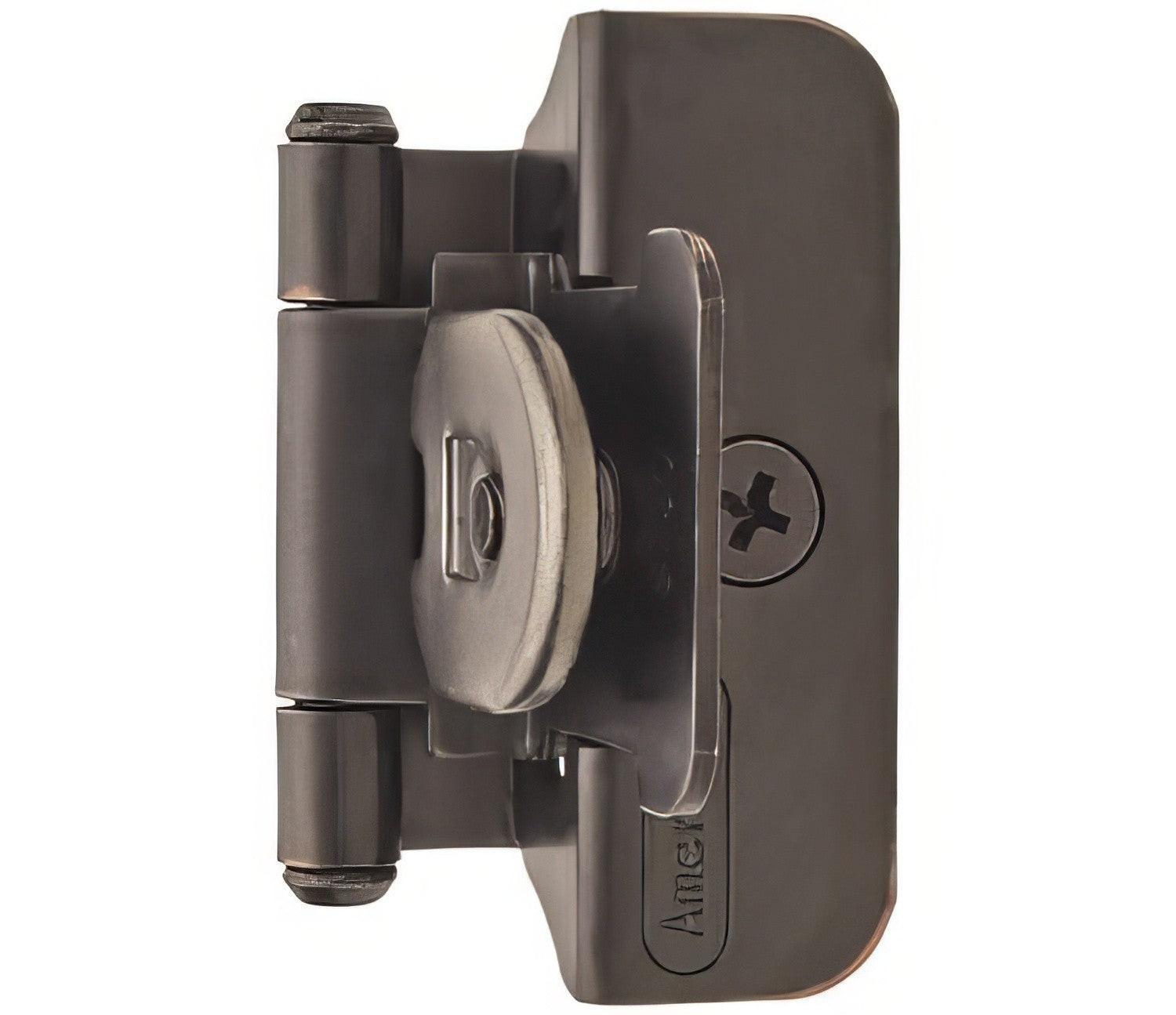 Amerock BPR8701 Functional Hardware 1/4" Steel 2 Pack Overlay Double Demountable Hinge