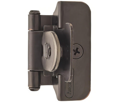Amerock BPR8701 Functional Hardware 1/4" Steel 2 Pack Overlay Double Demountable Hinge
