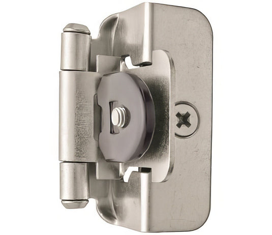 Amerock BPR8704 Functional Hardware 1/2" Steel 2 Pack Overlay Double Demountable Hinge.