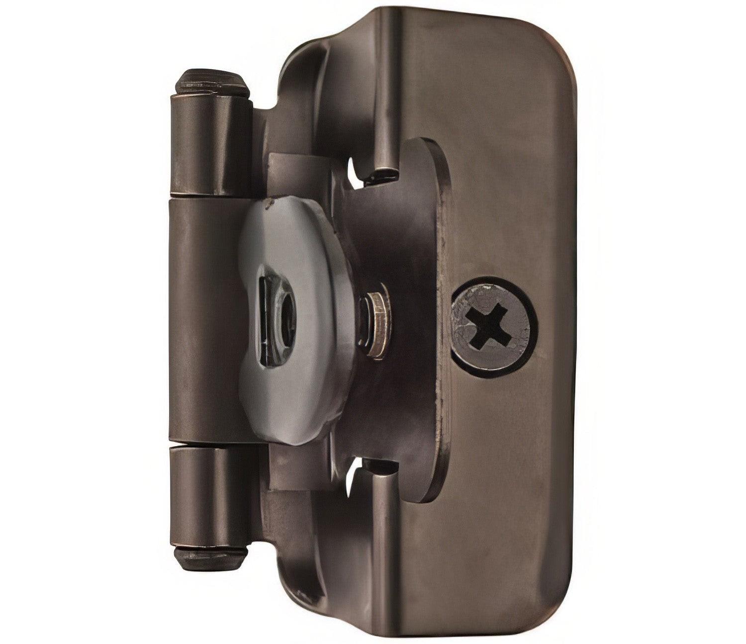 Amerock BPR8704 Functional Hardware 1/2" Steel 2 Pack Overlay Double Demountable Hinge