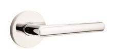 Emtek C5109STUUS Stuttgart Lever 2-3/8" Backset Passage with Disk Rose and CF Mechanism