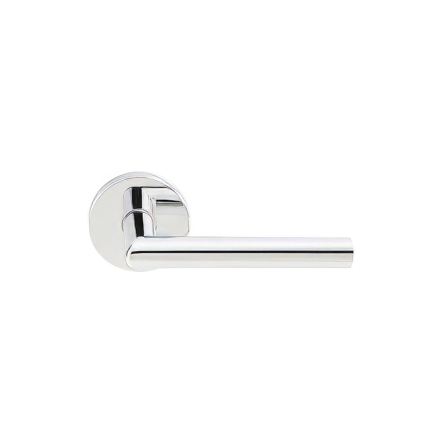 Emtek C5109STUUS Stuttgart Lever 2-3/8" Backset Passage with Disk Rose and CF Mechanism