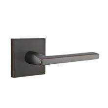 Emtek C5110HLOUS Helios Lever Passage with Square Rose and CF Mechanism