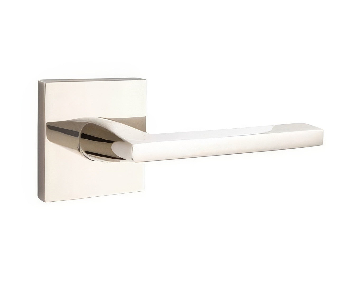Emtek C5110HLOUS Helios Lever Passage with Square Rose and CF Mechanism