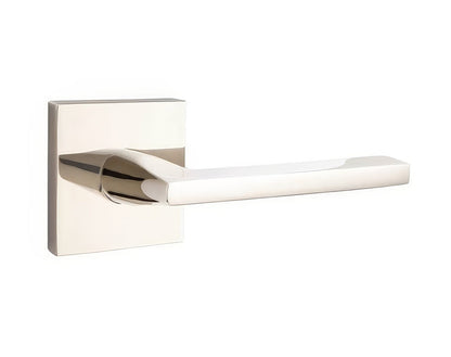 Emtek C5110HLOUS Helios Lever Passage with Square Rose and CF Mechanism