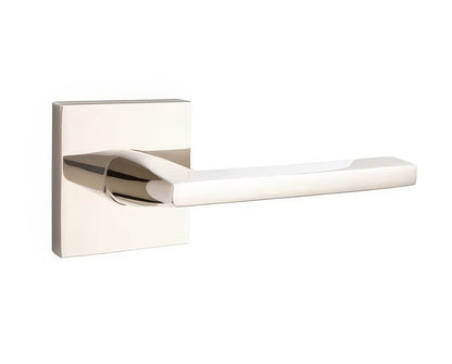 Emtek C5110HLOUS Helios Lever Passage with Square Rose and CF Mechanism