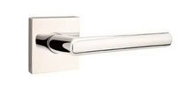 Emtek C5110STUUS Stuttgart Lever 2-3/8" Backset Passage with Square Rose and CF Mechanism