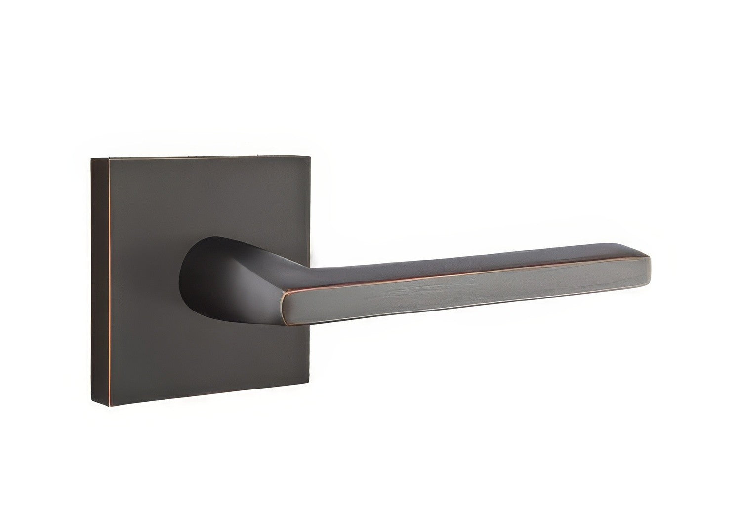 Emtek C5210HLOUS Helios Lever Privacy with Square Rose