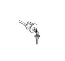 Better Home Products CCYLDBLT SC1 Deadbolt Cylinder Assembly with 2 Keys.