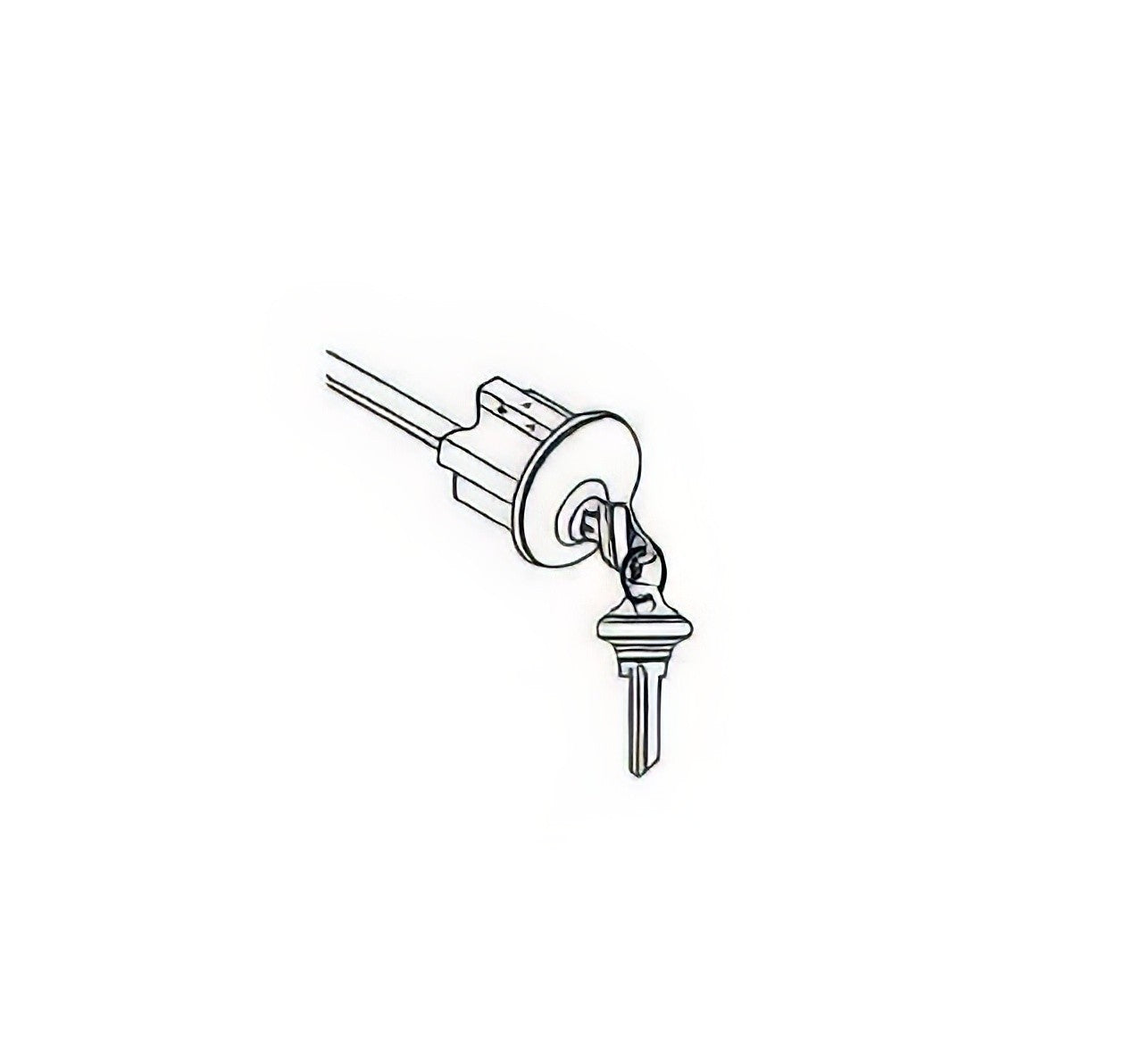 Better Home Products CCYLDBLT SC1 Deadbolt Cylinder Assembly with 2 Keys