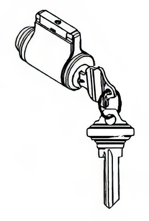Better Home Products CCYLLEV SC1 Entry Lever Cylinder Assembly with 2 Keys