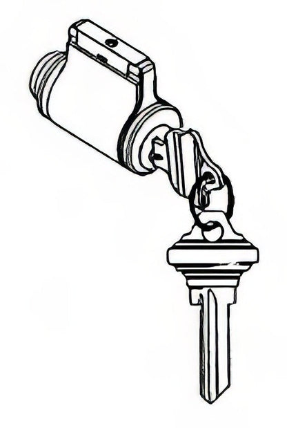 Better Home Products CCYLLEV SC1 Entry Lever Cylinder Assembly with 2 Keys