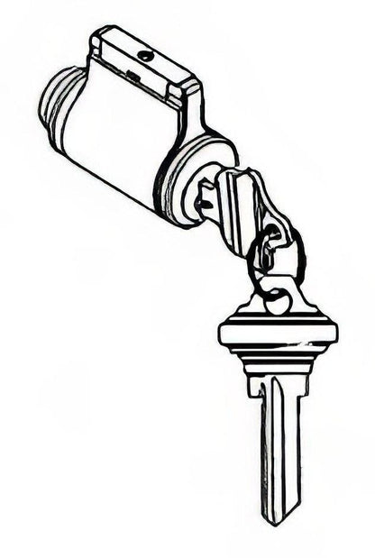 Better Home Products CCYLLEV SC1 Entry Lever Cylinder Assembly with 2 Keys.