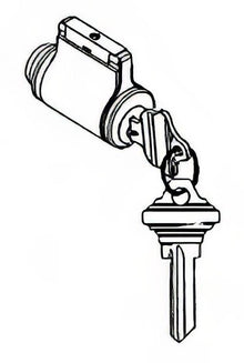 Better Home Products CCYLMKNOB SC1 Entry Knob Cylinder Assembly with 2 Keys.