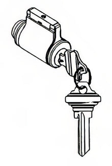 Better Home Products CCYLSSLEV SC1 Entry Lever Cylinder Assembly with 2 Keys