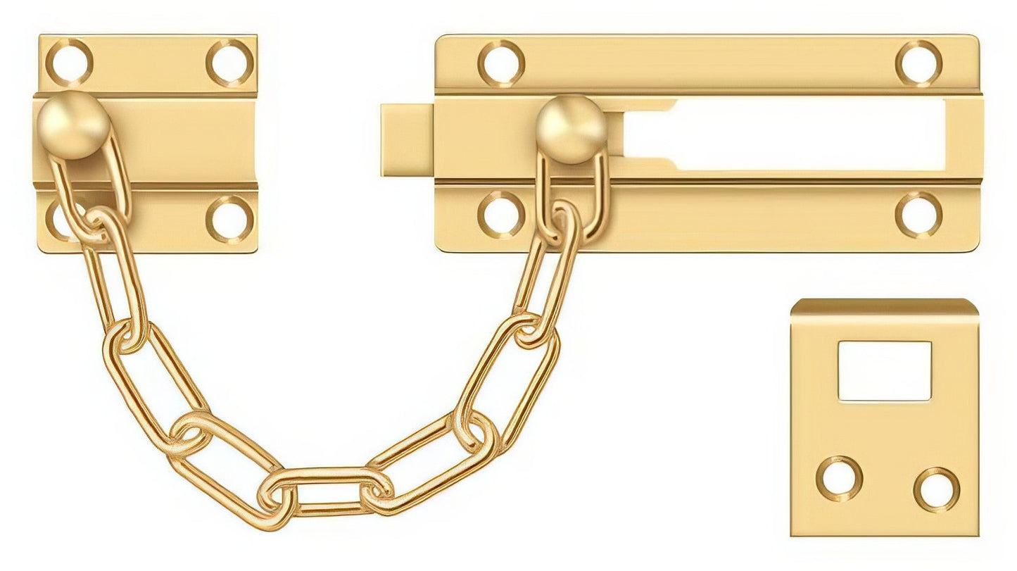 Deltana CDG35 7" Door Security Chain Door Bolt