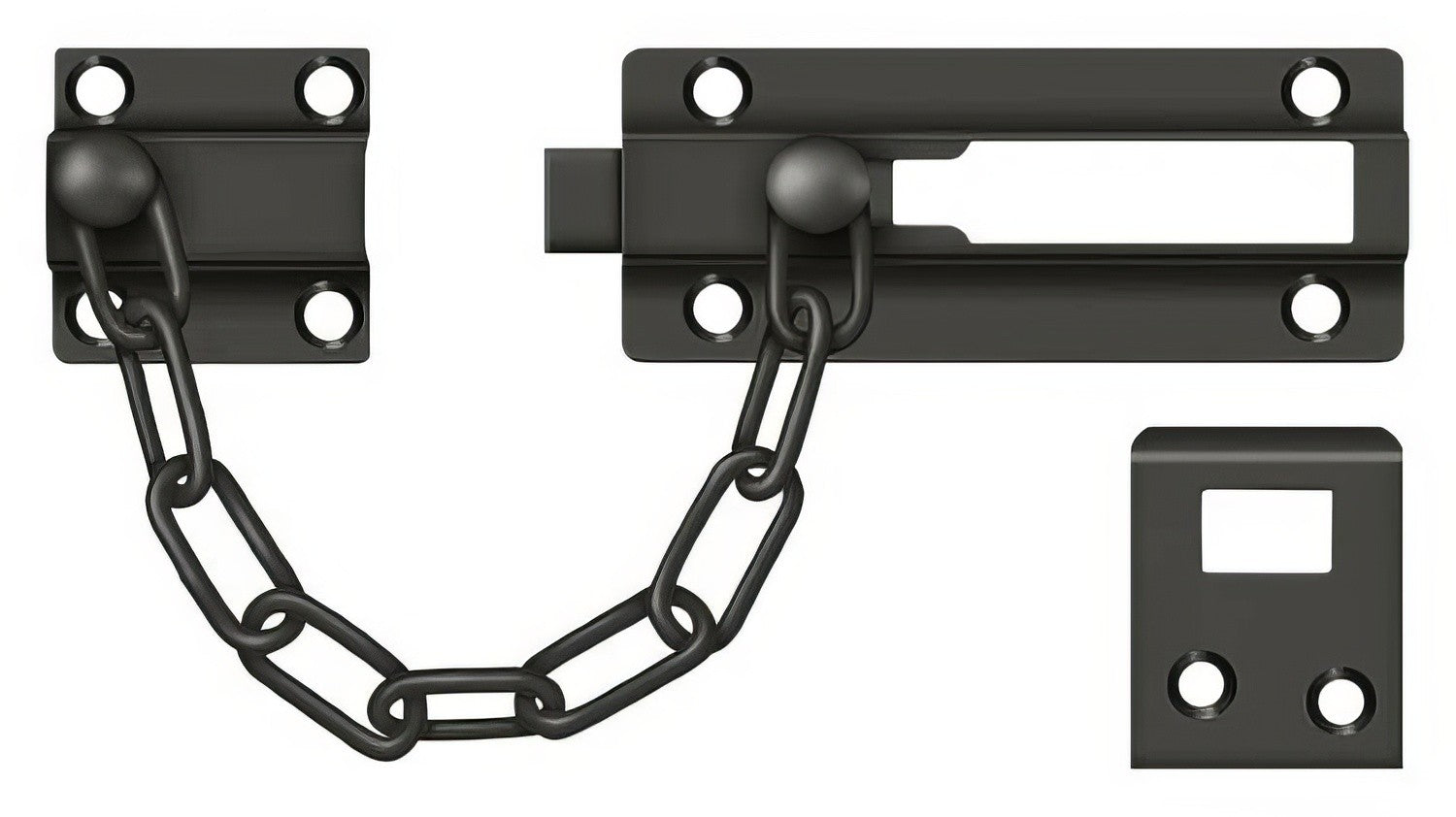 Deltana CDG35 7" Door Security Chain Door Bolt