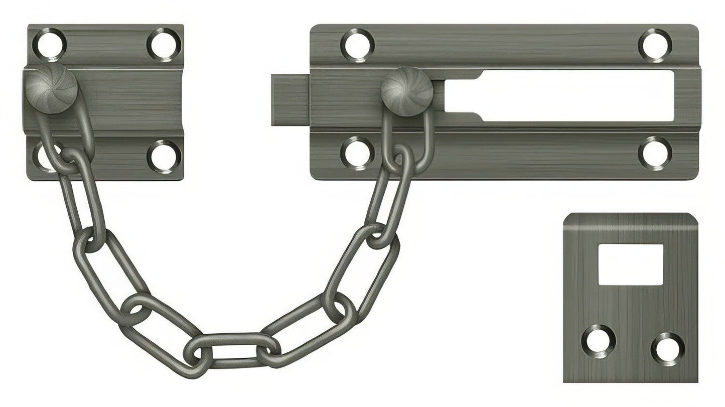 Deltana CDG35 7" Door Security Chain Door Bolt