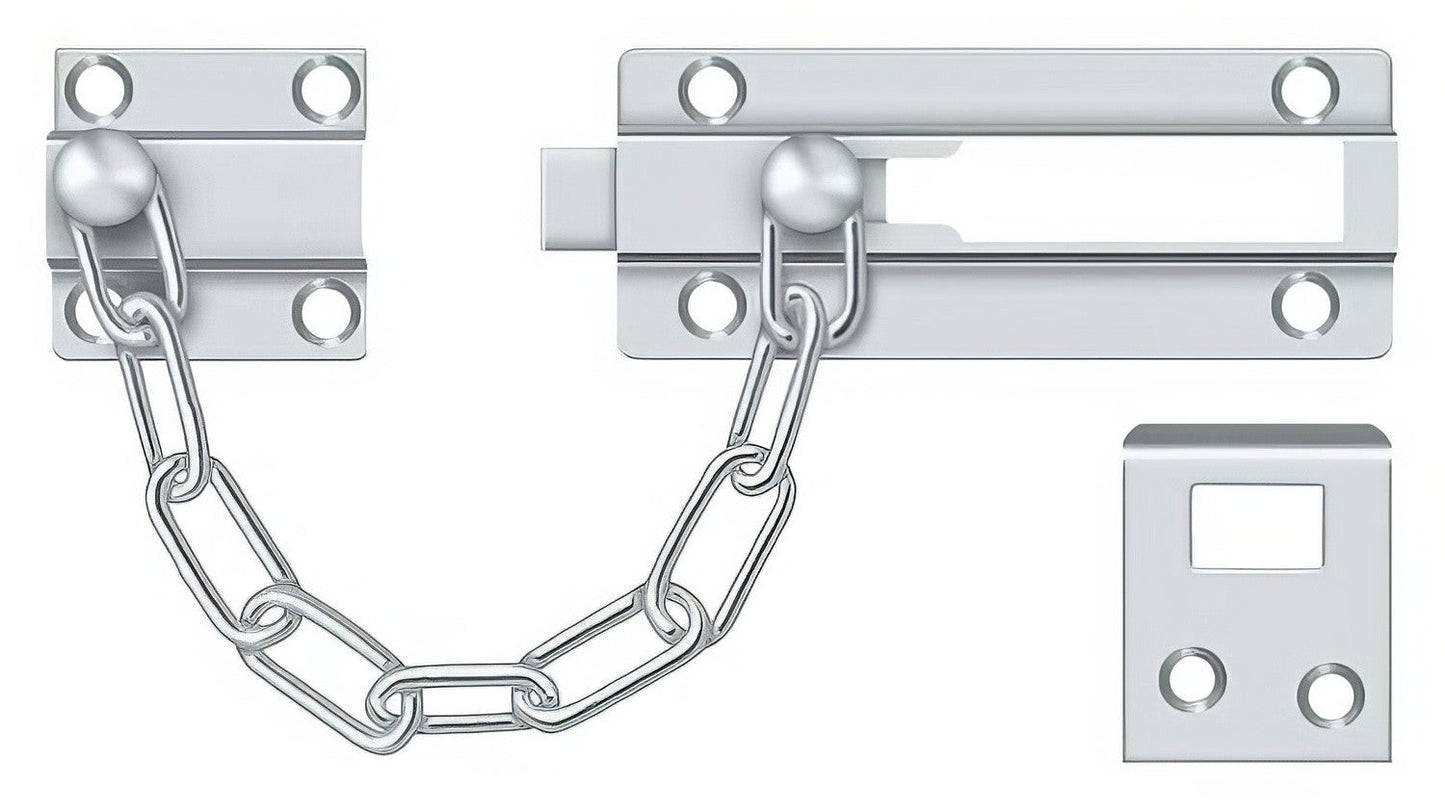 Deltana CDG35 7" Door Security Chain Door Bolt