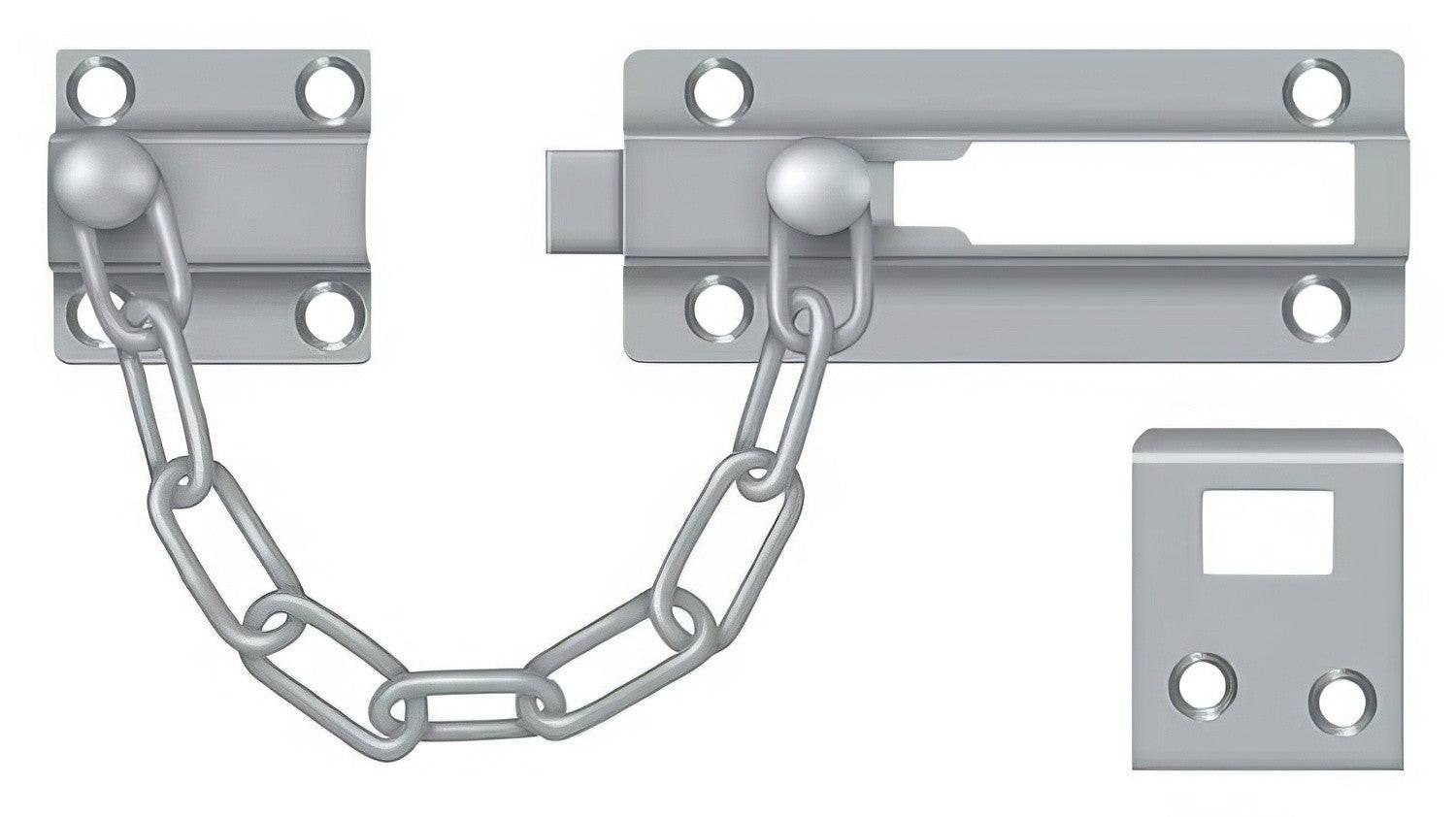 Deltana CDG35 7" Door Security Chain Door Bolt