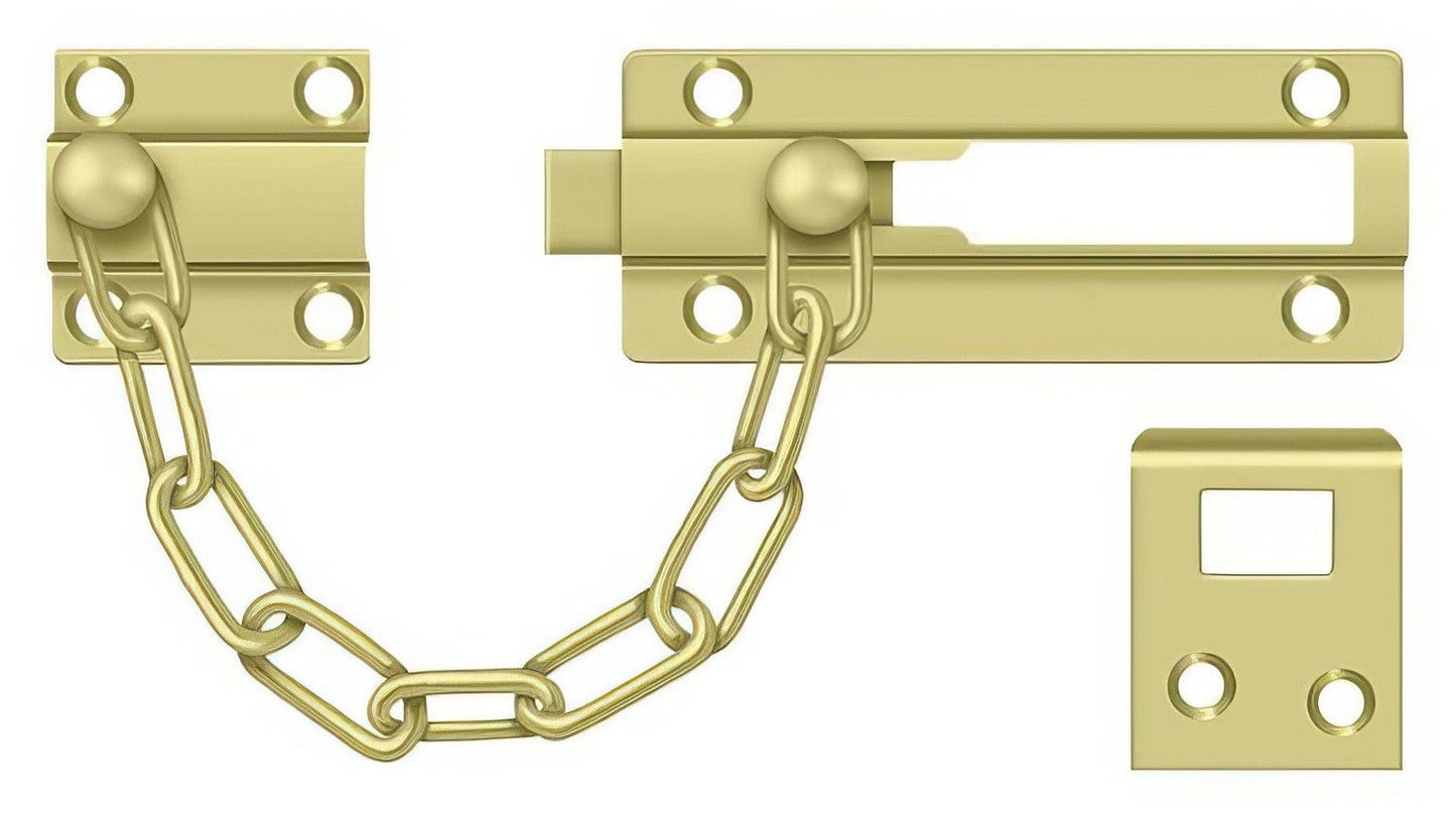 Deltana CDG35 7" Door Security Chain Door Bolt
