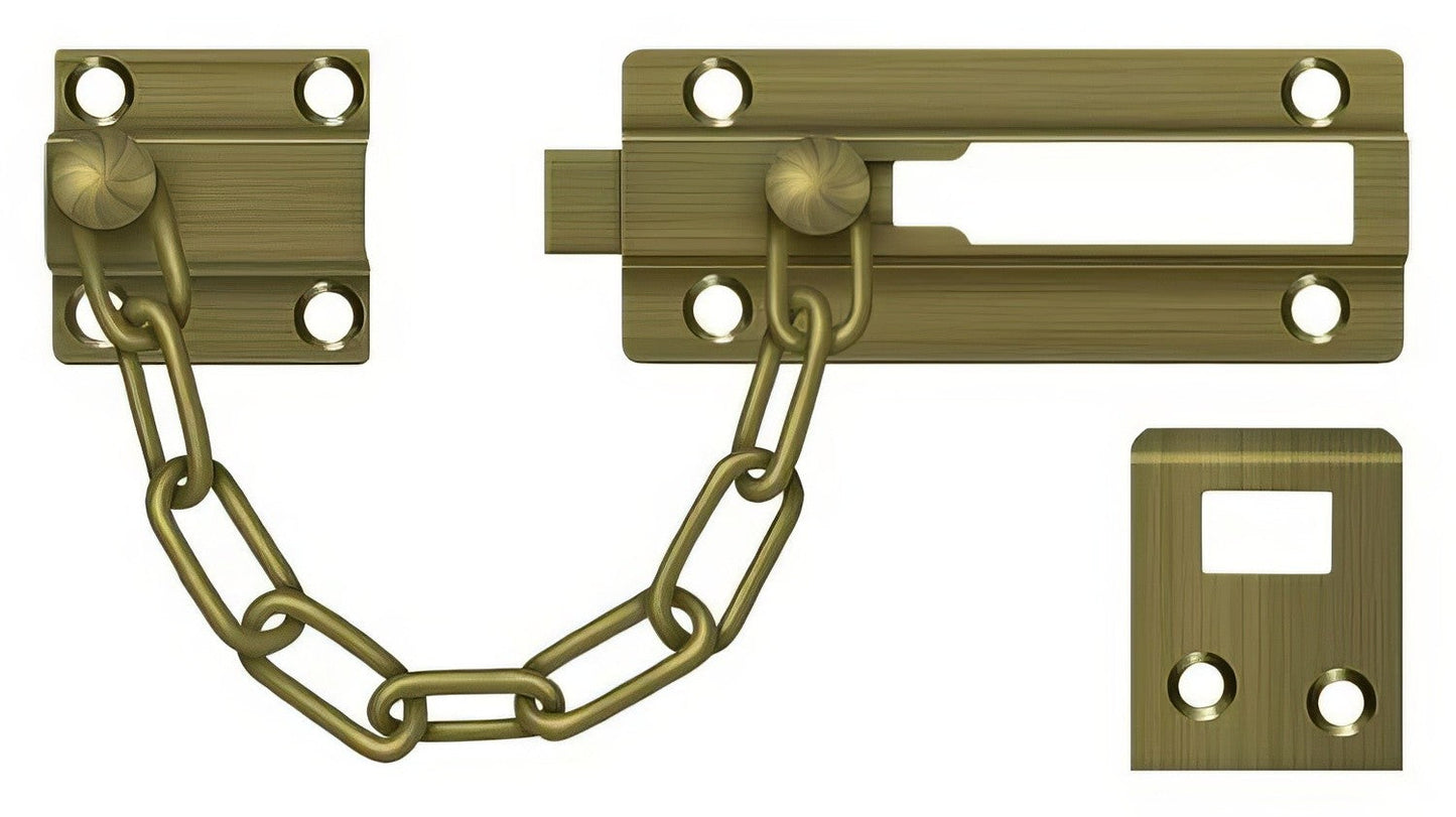 Deltana CDG35 7" Door Security Chain Door Bolt