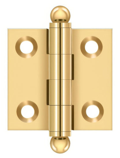Deltana CH1515 1-1/2" x 1-1/2" Hinge with Ball Tip Finials