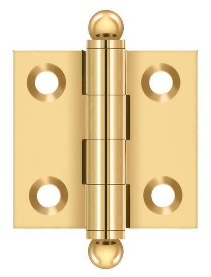 Deltana CH1515 1-1/2" x 1-1/2" Hinge with Ball Tip Finials