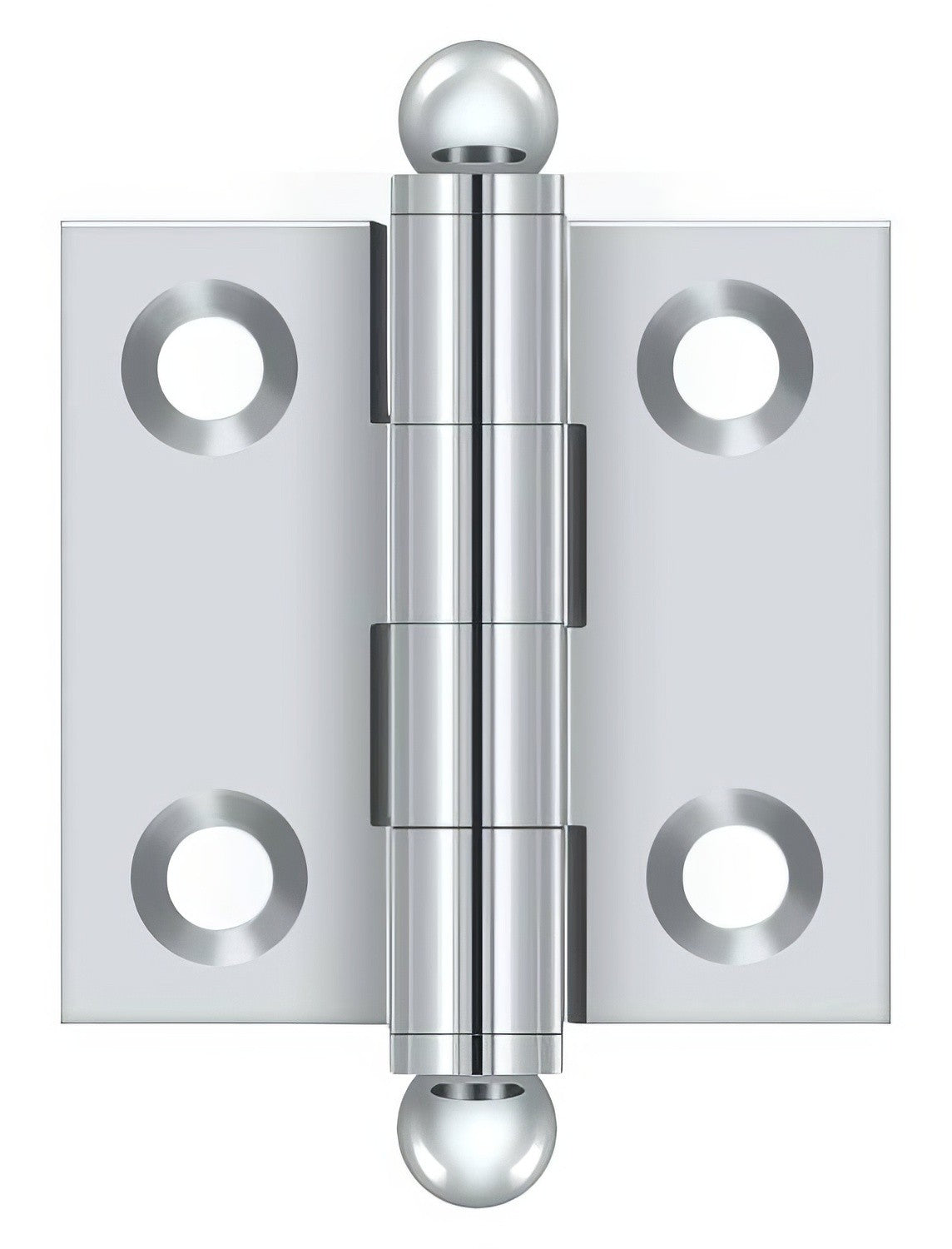 Deltana CH1515 1-1/2" x 1-1/2" Hinge with Ball Tip Finials