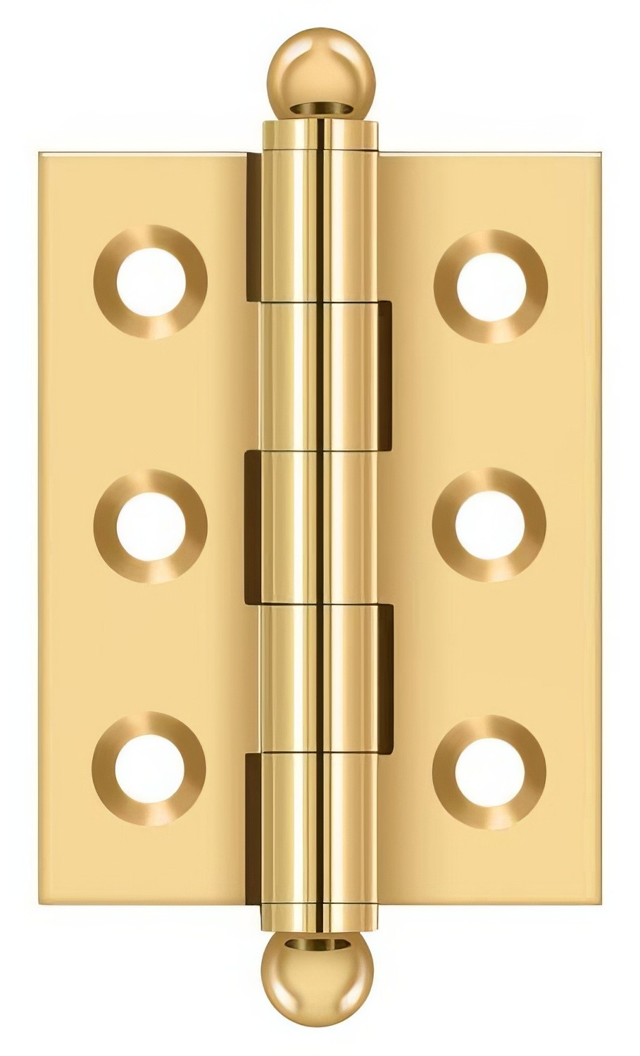 Deltana CH2015 2" x 1-1/2"Hinge with Ball Tip Finials