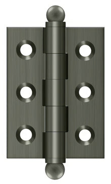 Deltana CH2015 2" x 1-1/2"Hinge with Ball Tip Finials